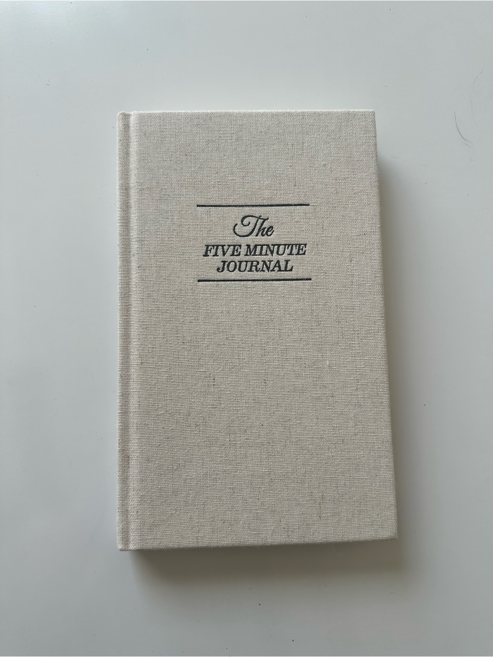 The five minute journal